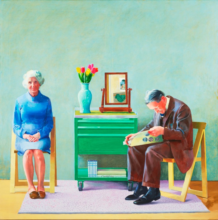 My Parents oil on canvas 1977