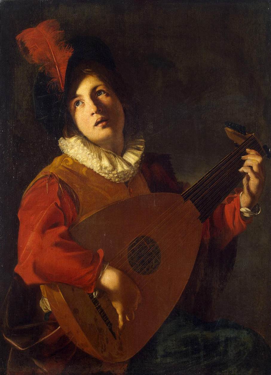 Nicolas_Tournier_-_Lute_Player_-_WGA23041