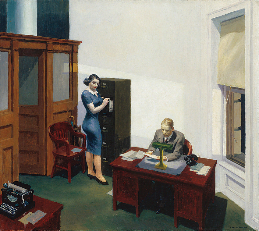 hopper_officeatnight