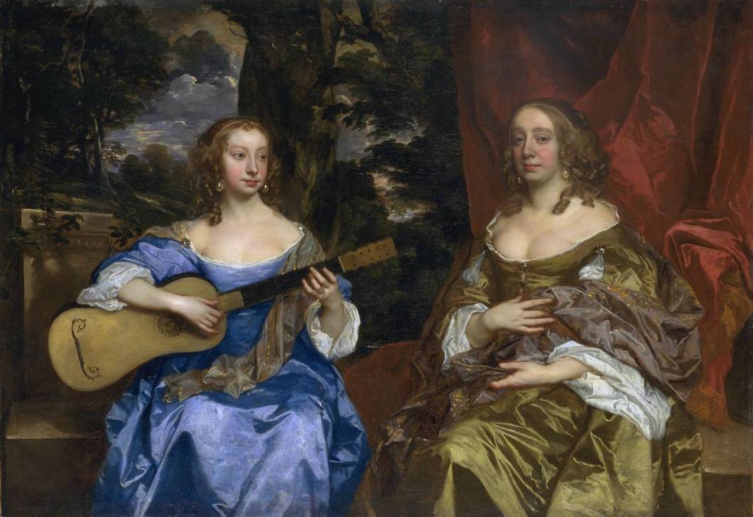 Two Ladies of the Lake Family circa 1660 by Sir Peter Lely 1618-1680